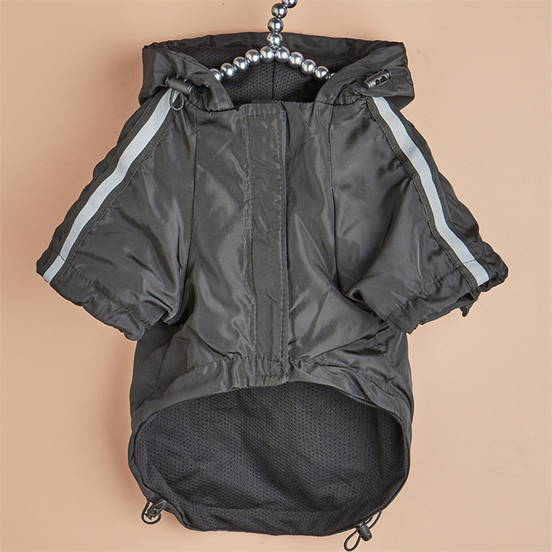 Designer Dog Raincoat Outdoor Sunscreen Reflective Jacket Pet Raincoat Hoodie Waterproof Medium Large Dog Clothes Raincoat Jumpsuit