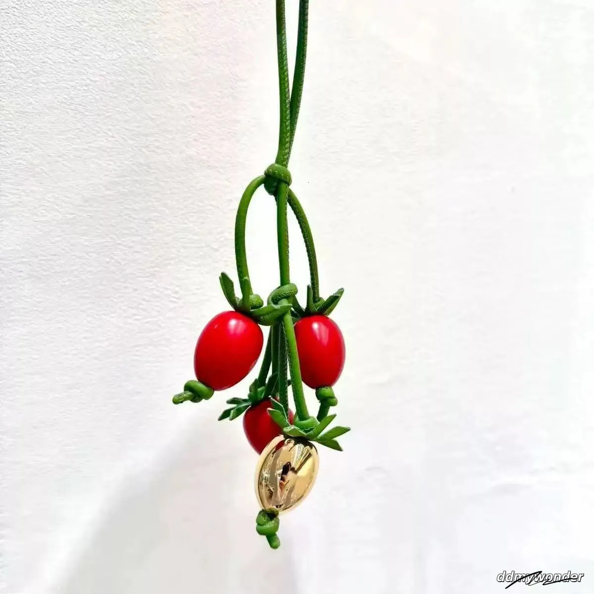 Bag Charms Lavender Tomato Vine Charm In Classic Calfskin S Designer Fashion Style Designer Woman Pendant Suitable Cute Handbag Accessories ddmywonder - view 6