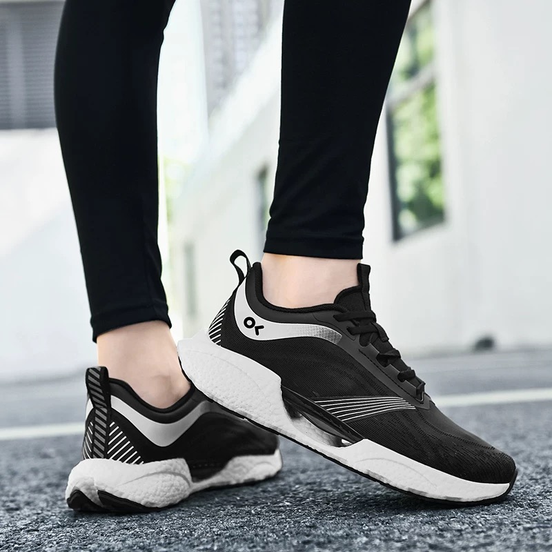 ONKE Shock Absorption Lightweight Wear-resistant Sports Autumn Breathable Mesh Women's Running Shoes Ultra-light