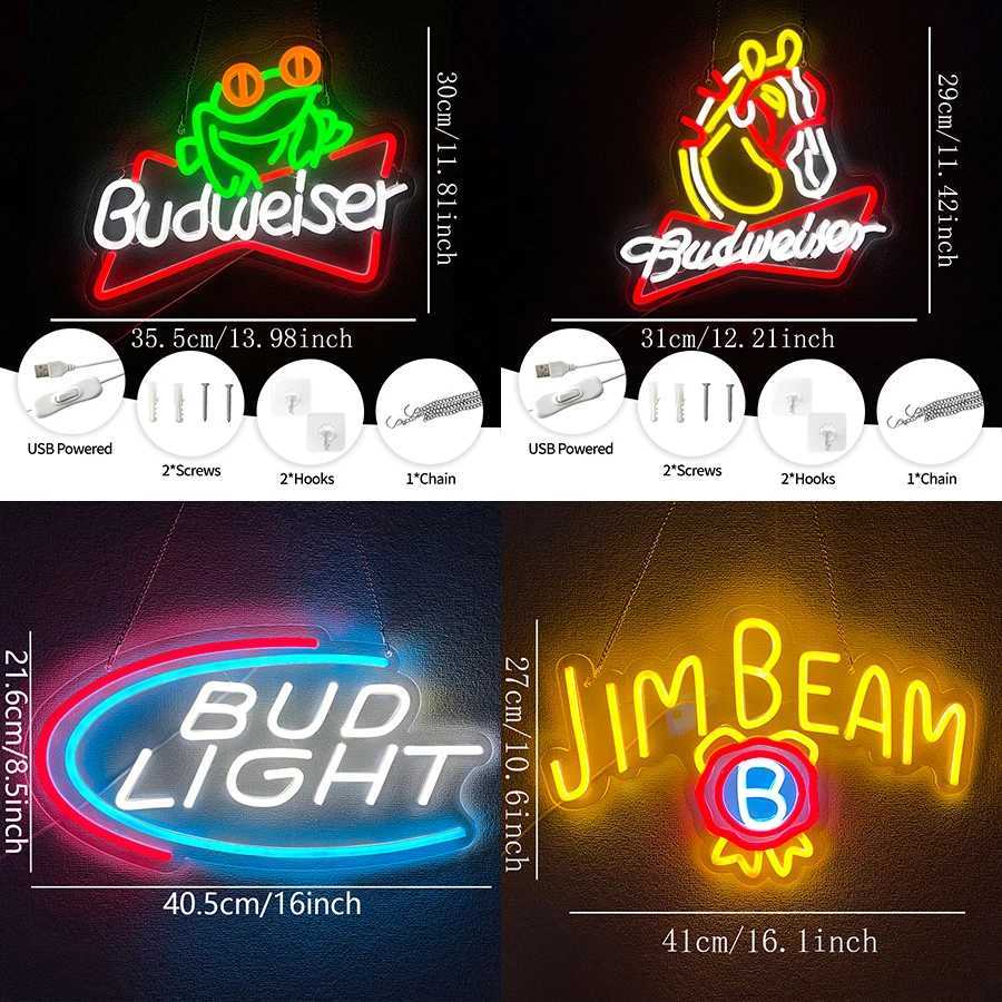 Beer Neon Sign for Wall DecorLed Neon Light Beer Light up Sign for Man Cave Bedroom Bar Pub Bistro Shop Party Wall Art Decor Y250916