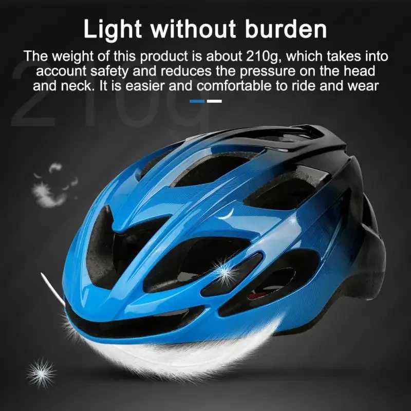 New Ultralight Cycling Helmet Safety Cap Bicycle Helmet for Women Men Racing Bike Equipments Road Adult Bike Helmets J250916
