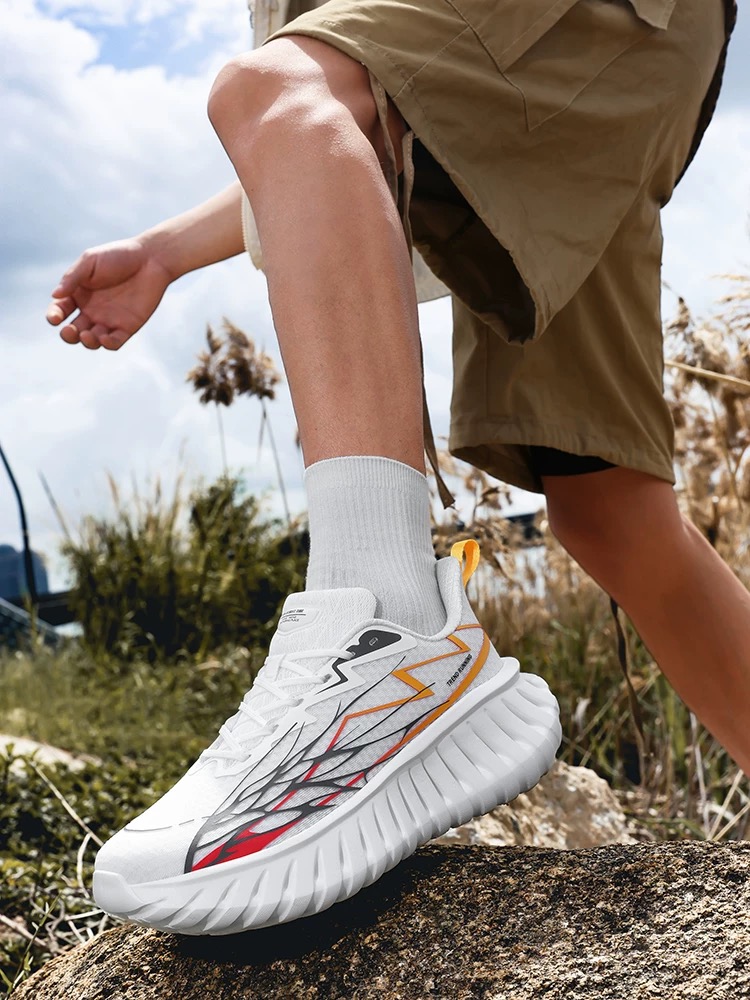 NHOT Breathable Mesh Sports for Men and Women Spring Summer Running Shock Absorption Casual 2025 New Model Men's Shoes
