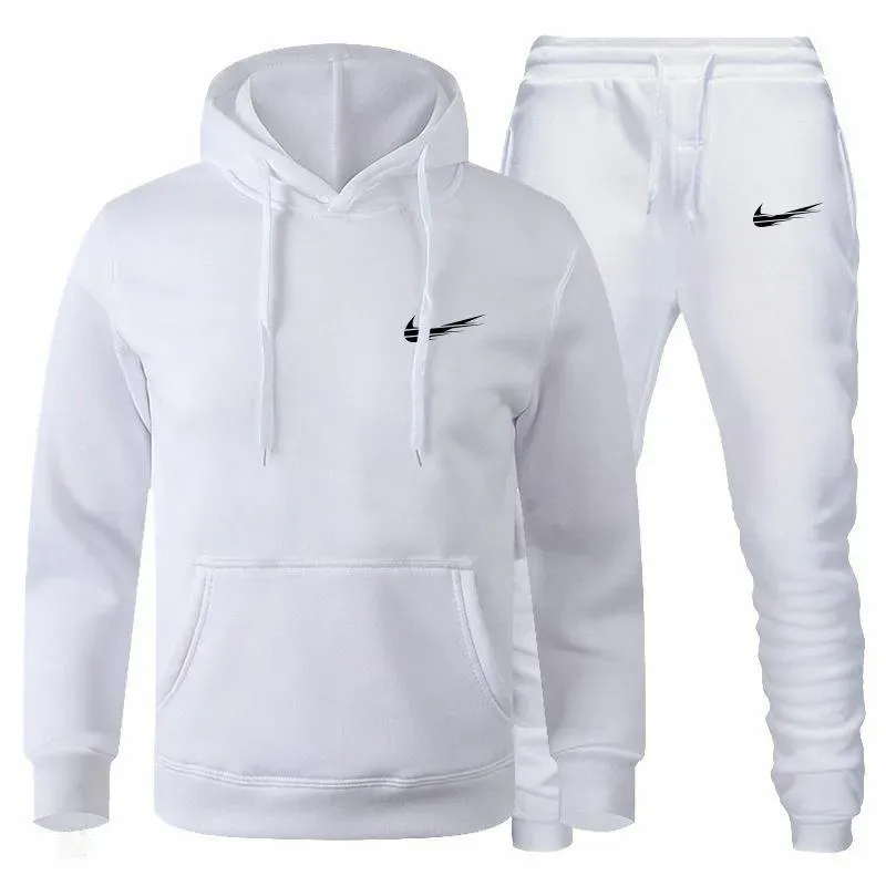 New casual mens Tracksuit hoodie Men Set Autumn Winter Sportswear Sports Suit Casual Sweatsuit Hoodie Pants Male Jogging Clothing