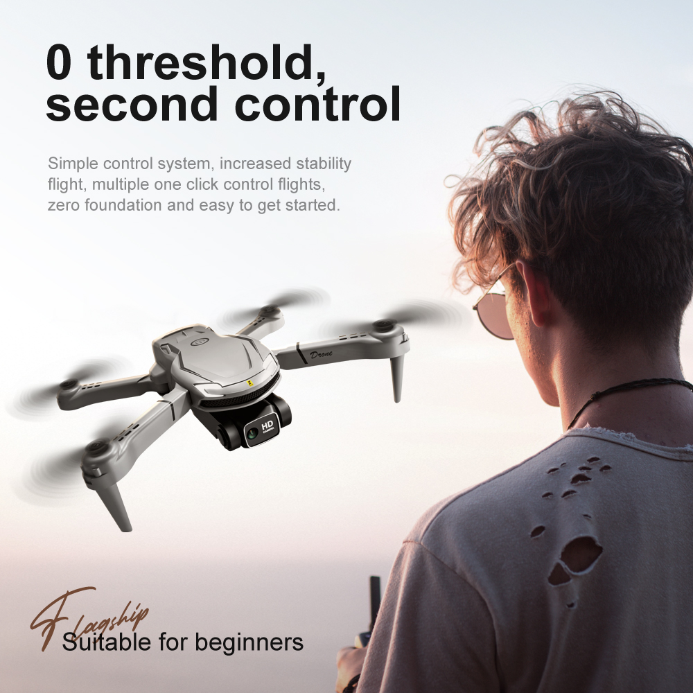 New V88 Drones HD Dual Camera Fixed Height one Click Takeoff And Landing Aircraft Toy Drone 4K Professional Aerial Photography Remote Control Aircraft
