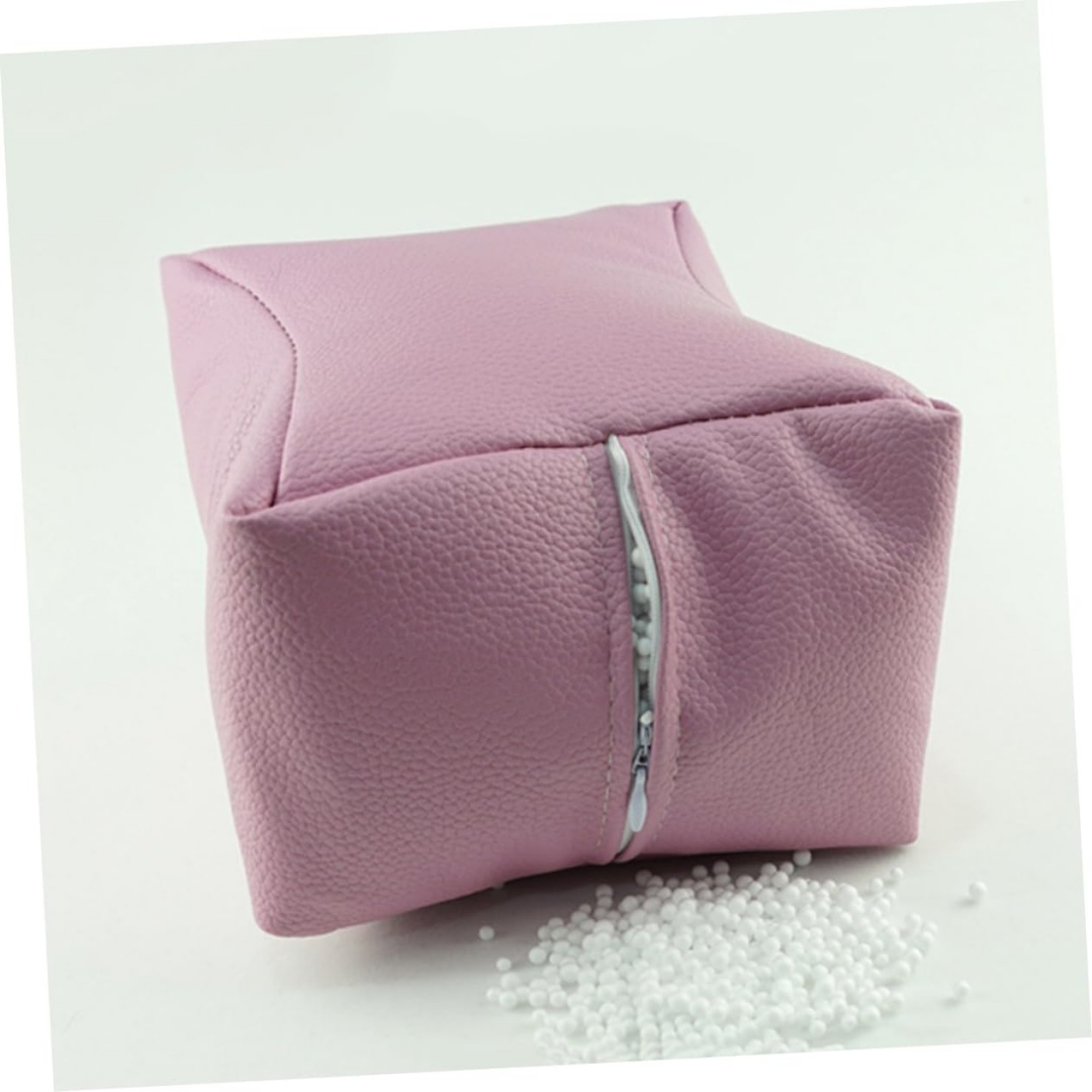 Wrist Pad for Nail Art, Hand Rest Pillow with PU Leather and Soft Sponge, Ergonomic Support for Manicure Practice and Muscle Relief