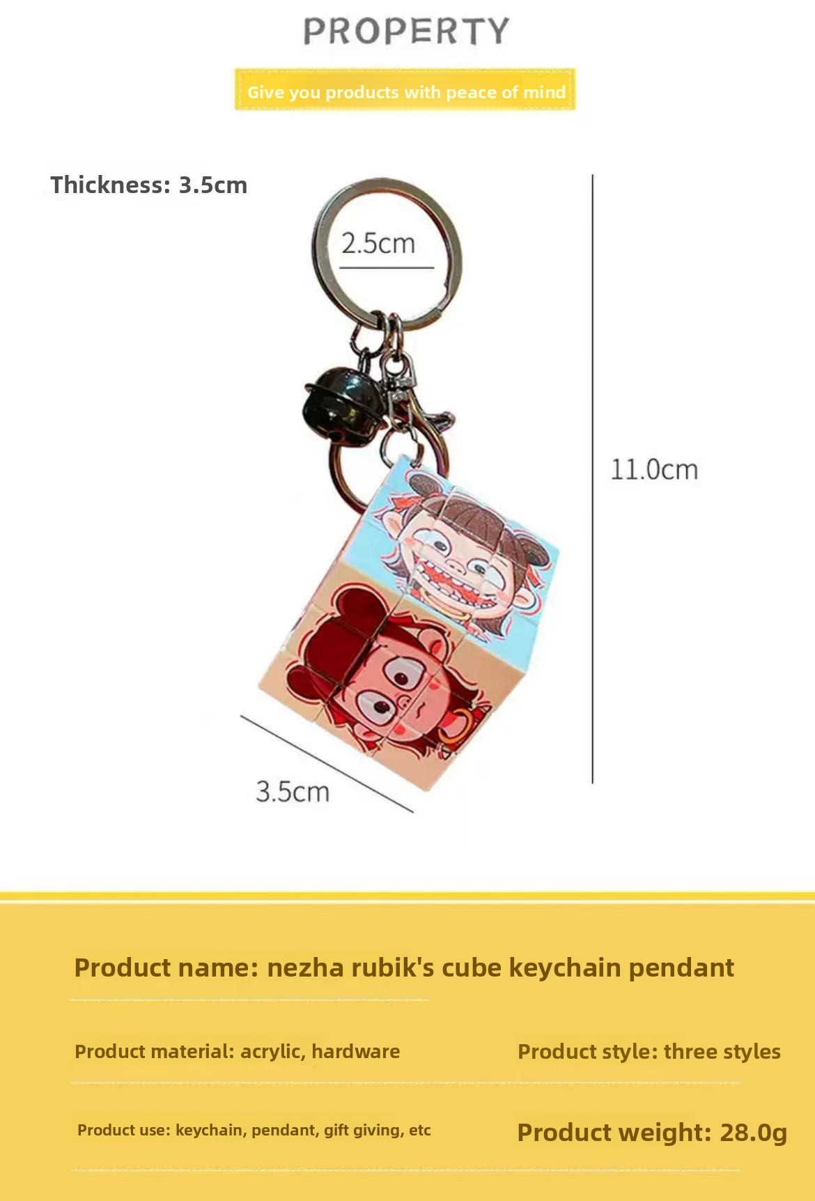 Kpop Demon Hunters Rubiks Cube Keychain Personzed handsome customized Rubiks Cube 3x3x3 adult and childrens puzzle toys