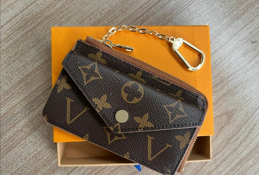 Designer Wallet Womens Mini Zippy Organizer Bag Credit Card Holder Coin Purse Key Pouch Purses Keychain Bags Clutch with out Box