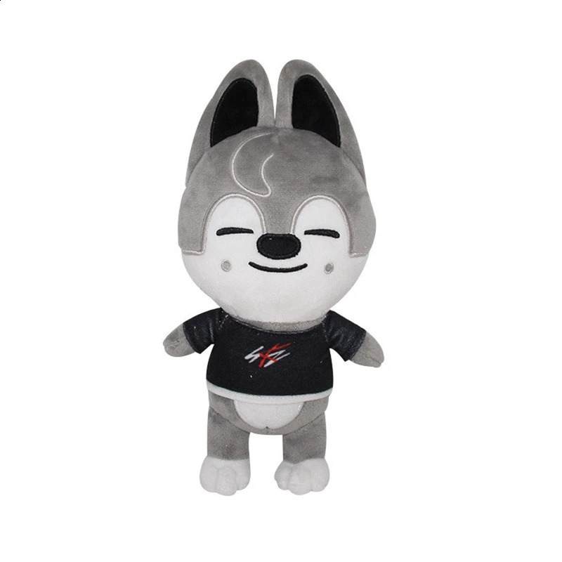 Skzoo Plush Toys 20cm Stray Kids Plush Wolf Chan Cartoon Stuffed Animal Plushies Doll Cute Companion for Kids Adults Fans Gift 250915