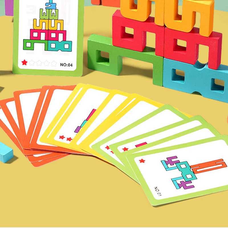 20PCS Wooden Number Stacking BlocksMontessori STEM Educational ToysToddler Learning Gift for Boys Girls Ages 38 Years C250916