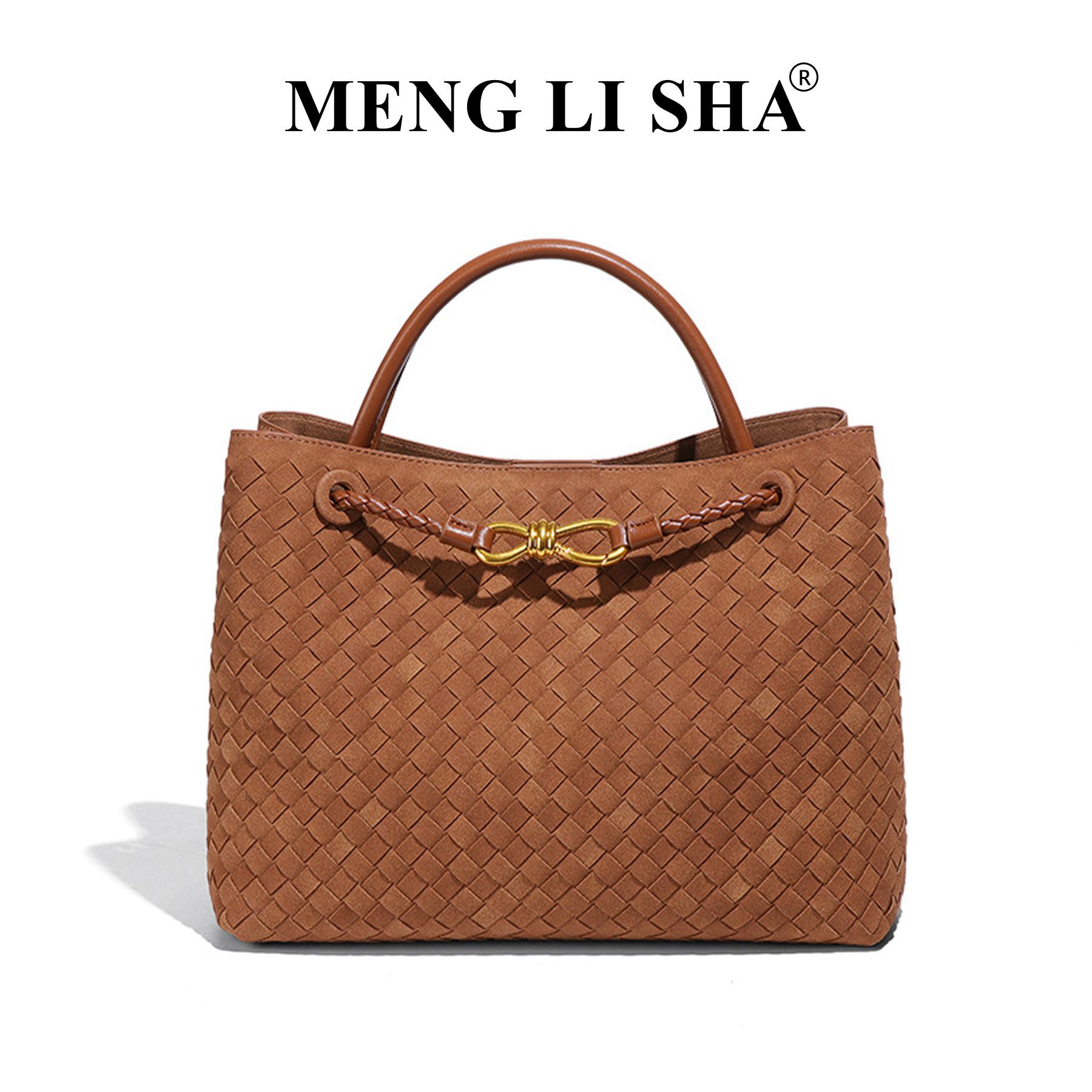 BVZOSOT VOLUME 2025 New European and American Fashion Matte Women's Handmade Braided Soft Leather Tote Bag Bucket Bag Handheld Single - Shoulder 
