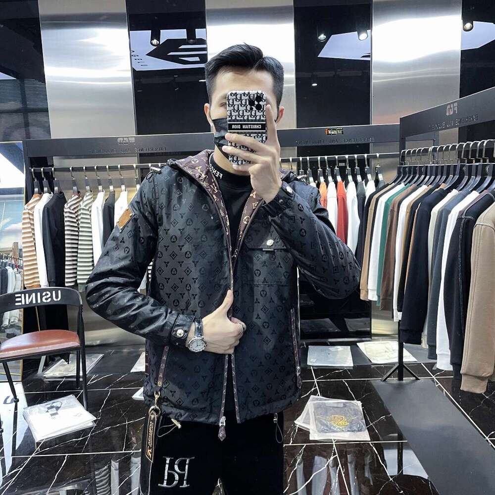 Spring 2025 Men's Thin Hooded Jacket Stylish Sun Protection Outerwear Youthful Male Casual Wear Comfortable Regular Length Men's Jacket Hood