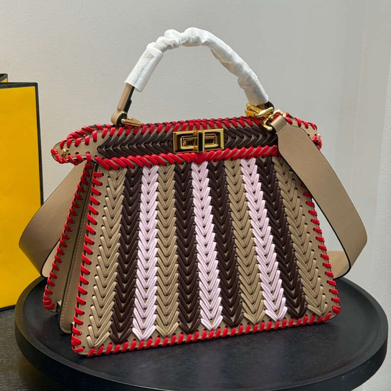 Vintage Style Ladies' Shoulder Messenger Purses Designer Evening Bags Women Leather Handbags Sunshine Bags Designer bag Lady Totes Monster Style Pack FF 27CM