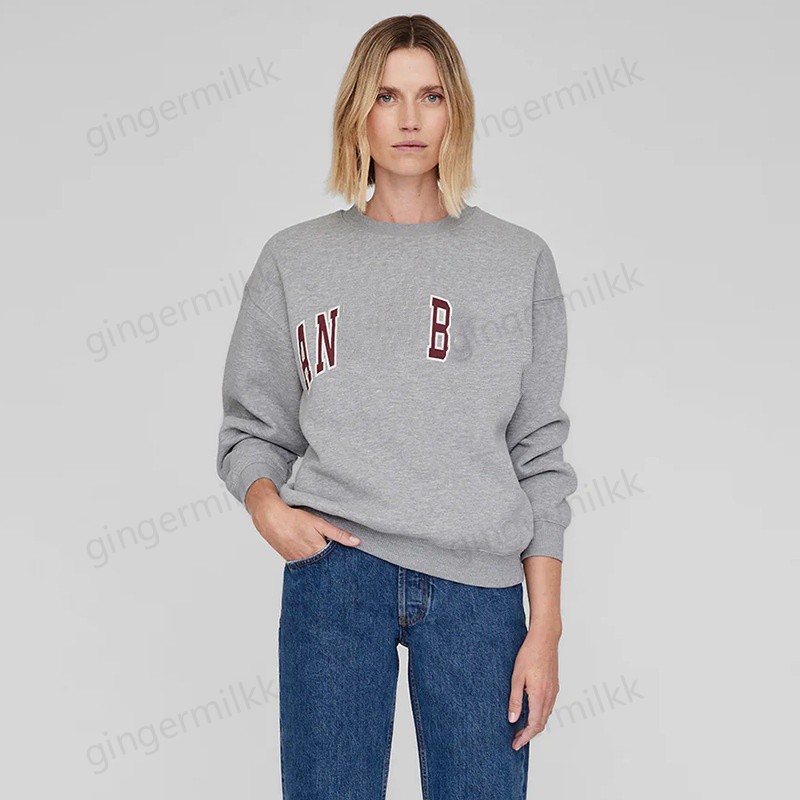 Designer Hoodies Womens Sweatshirts Classic Letter Print Fleece-Lined Cotton Crewneck Women's Sweatshirt