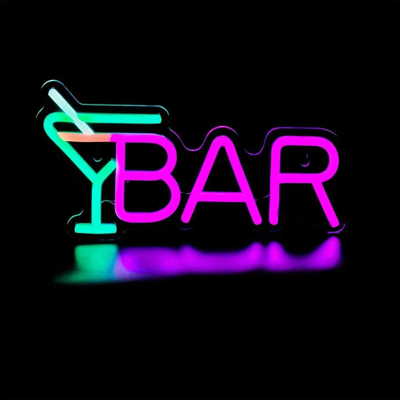 Bar Neon Signs for Wall Decor Led Bar Lights for Bedroom Room Decor Aesthetic Suitable for Living Room Bistro Man Cave Party Y250916