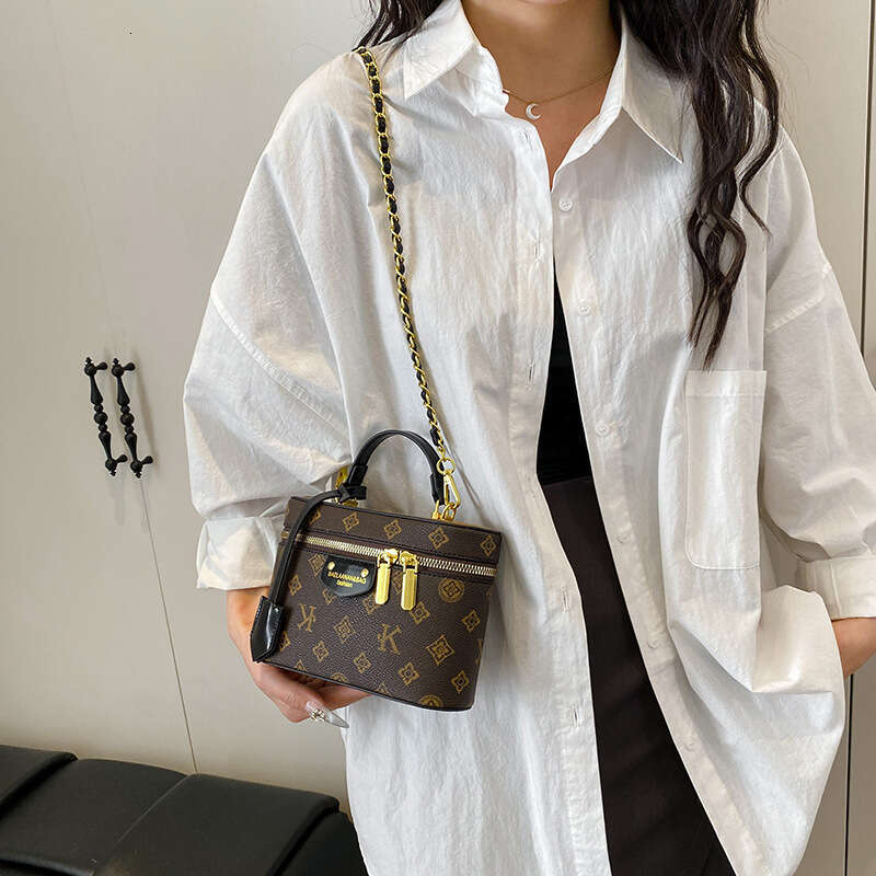 Handbag for Women 2025 New High-End Box Chain Small Square Fashion Versatile Crossbody Shoulder Bag