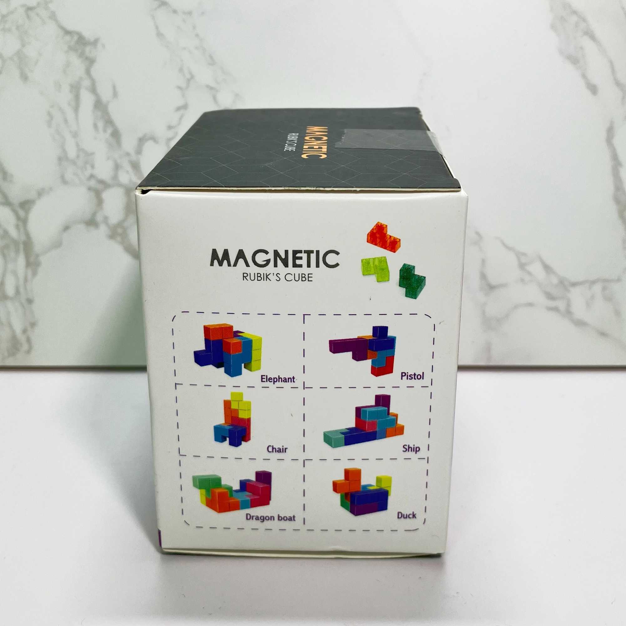 DIY Magnetic Cube Building Blocks 3D Magnet Tile 7Pcs Set Puzzle Speed Cube 54pcs Guide Cards Intelligence Toys For Children C250916