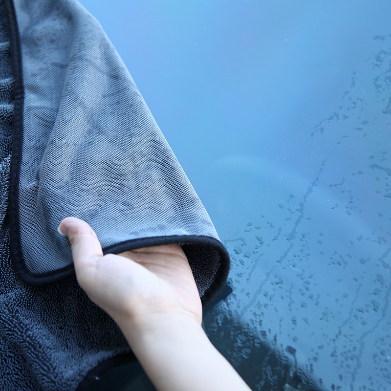 600g Single-Sided Small Braided Absorbent Towel for Washing, Ultra-Fine Fiber, Non-Shedding, Car Cleaning