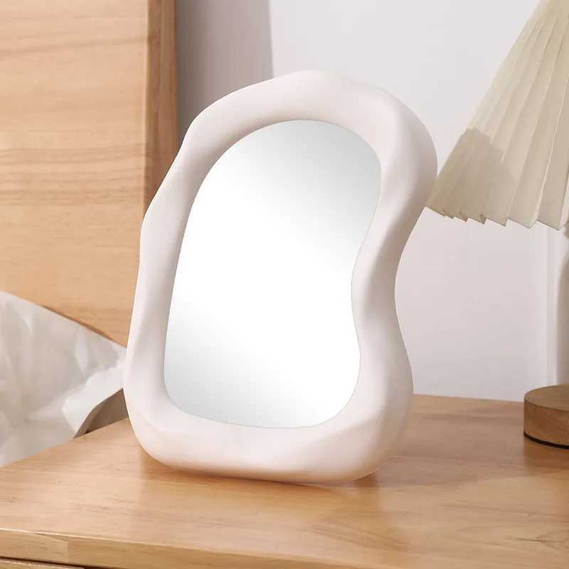 New HangingDesktop Makeup Mirror Cream Style Mirrors Cloud Shaped Student Dormitory Bedroom Bathroom Vanity Mirror Pink White C250916