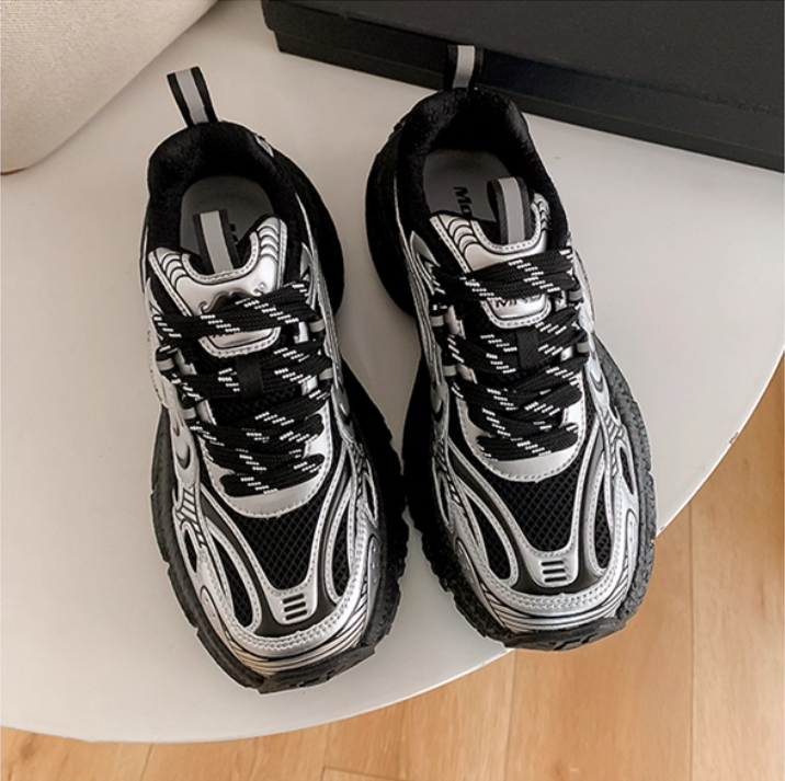 Designer Mirinda Mesh Breathable Dad for Women 2025 Spring Summer Thick Height Increasing Women's Soft Sole Casual Sports Shoes