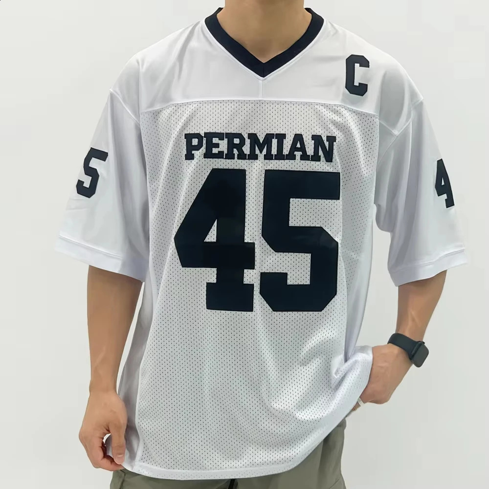 Boobie Miles 45 Permian American football Sport jersey Shirt Embroidery sewing Outdoor sportswear loose clothes High Quality 250916