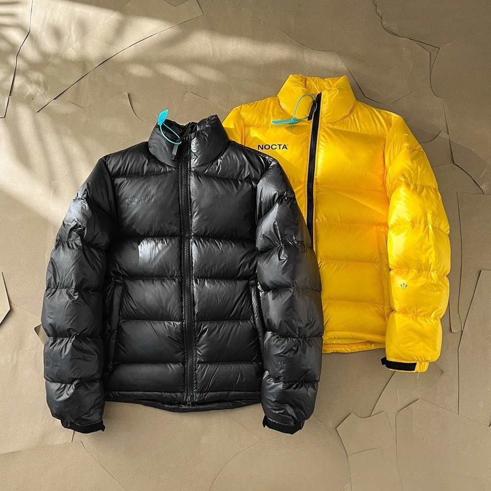 NOCTA Puffer Jackets Shiny Parkas Designer Mens Down Jacket High Quality White Duck Down Winter Coats Men Women Thickening Warmth Windbreaker Couple Outwear