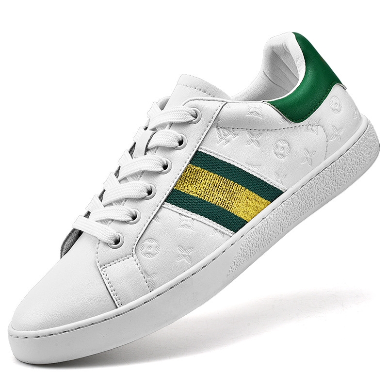 Free shipping Fashionable cowhide sports and casual leather shoes anti-slip breathable and wear resistant Trendy board shoes for men 39-44