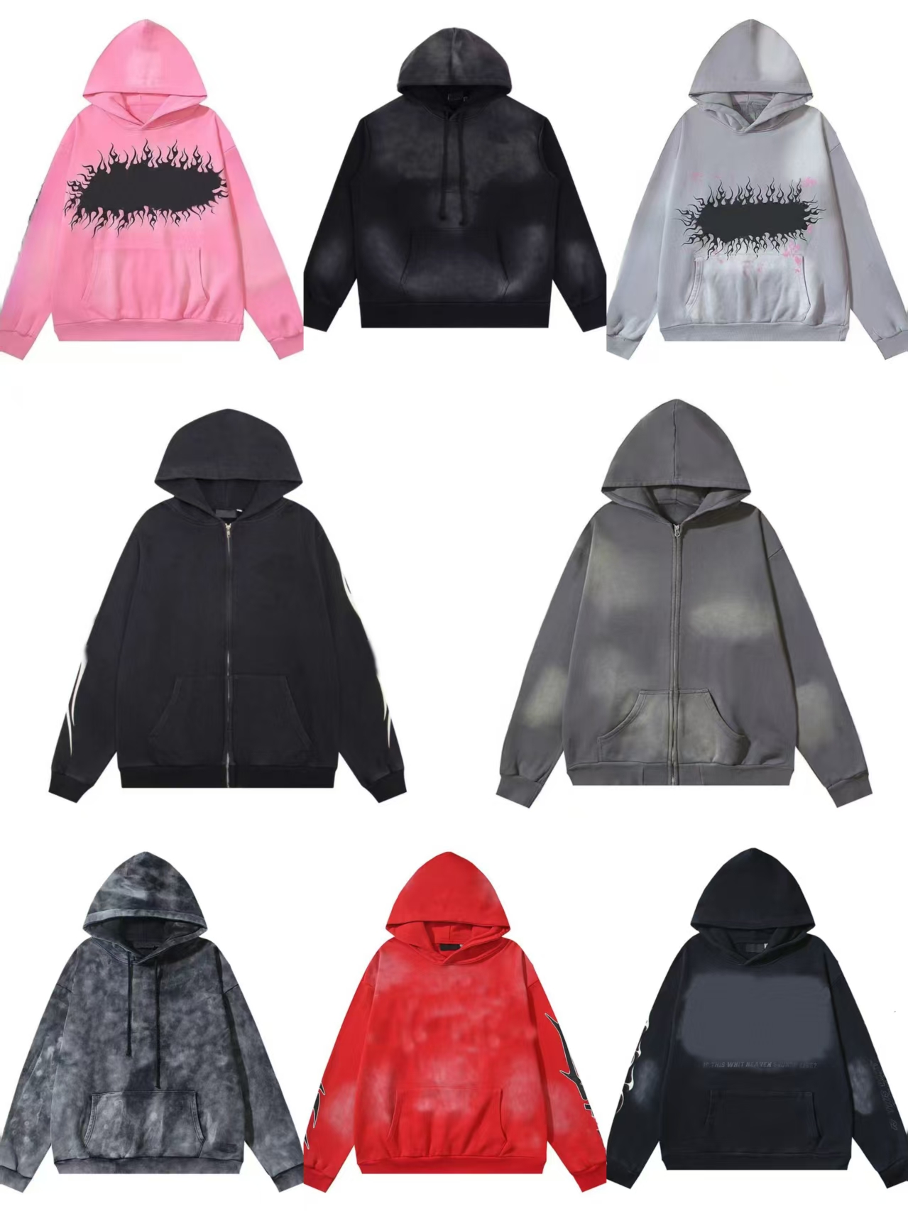 mens hoodie designer hoodie men clothes Hip hop graffiti pattern high quality vintage printed washed hoodie for men and women sports casual loose hoodie US size S-XL