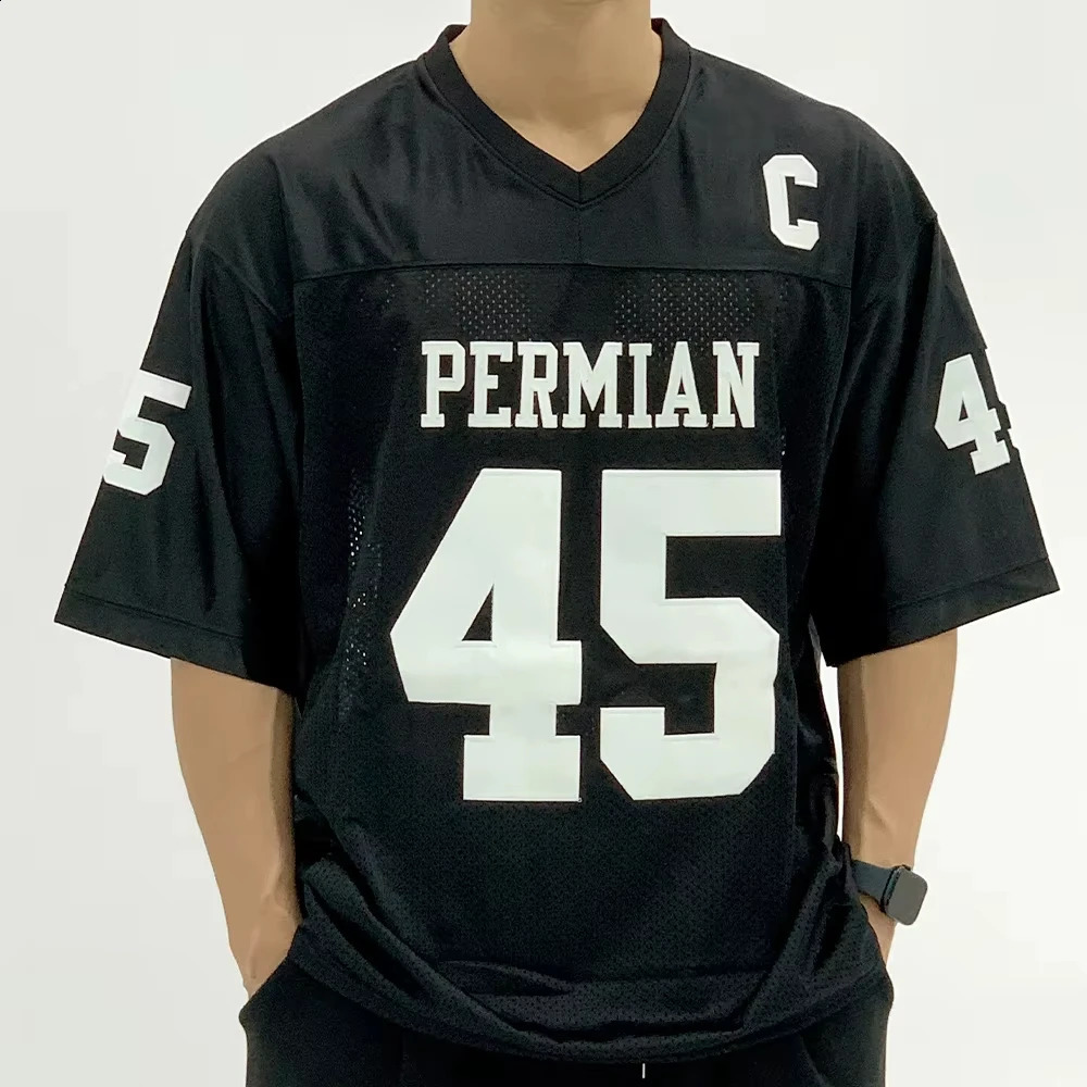 Boobie Miles 45 Permian American football Sport jersey Shirt Embroidery sewing Outdoor sportswear loose clothes High Quality 250916