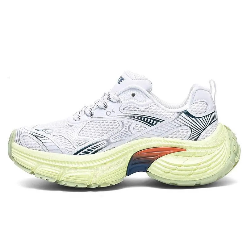 ONKE Autumn Men's Lightweight Breathable Non-Slip Sports Casual Women Thick Sole Shock Absorption Couple Running Dad Shoes GM85