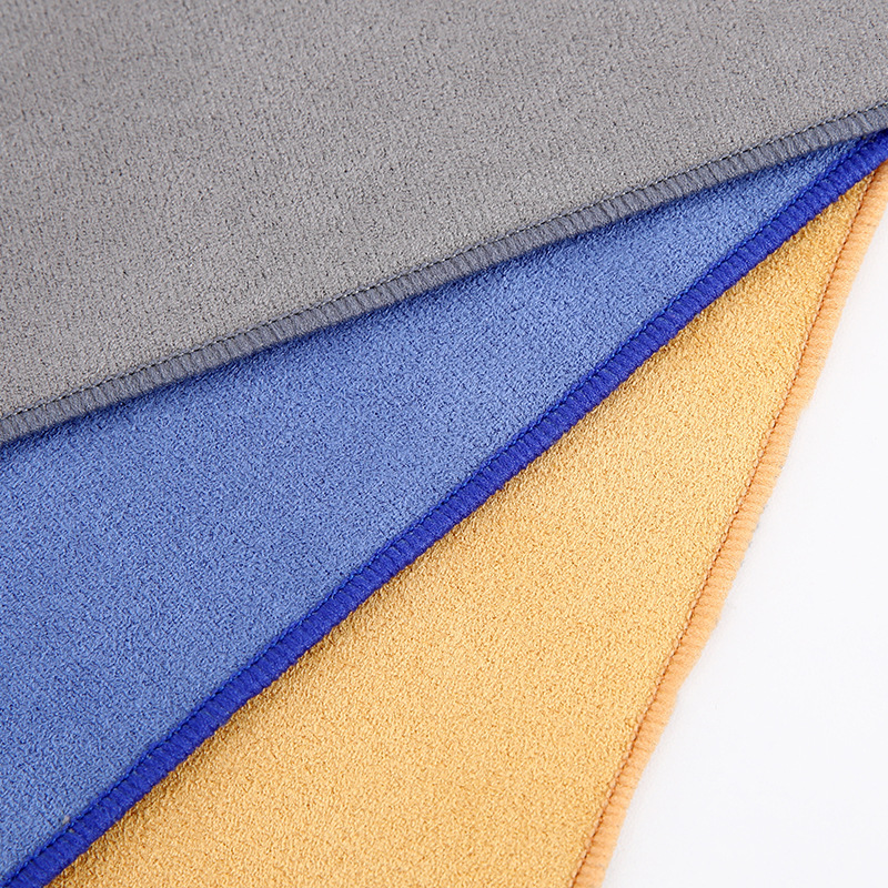 New Suede Wiping Double-Sided Imitation Deerskin Coral Fleece Thickened Absorbent Car Wash Towel