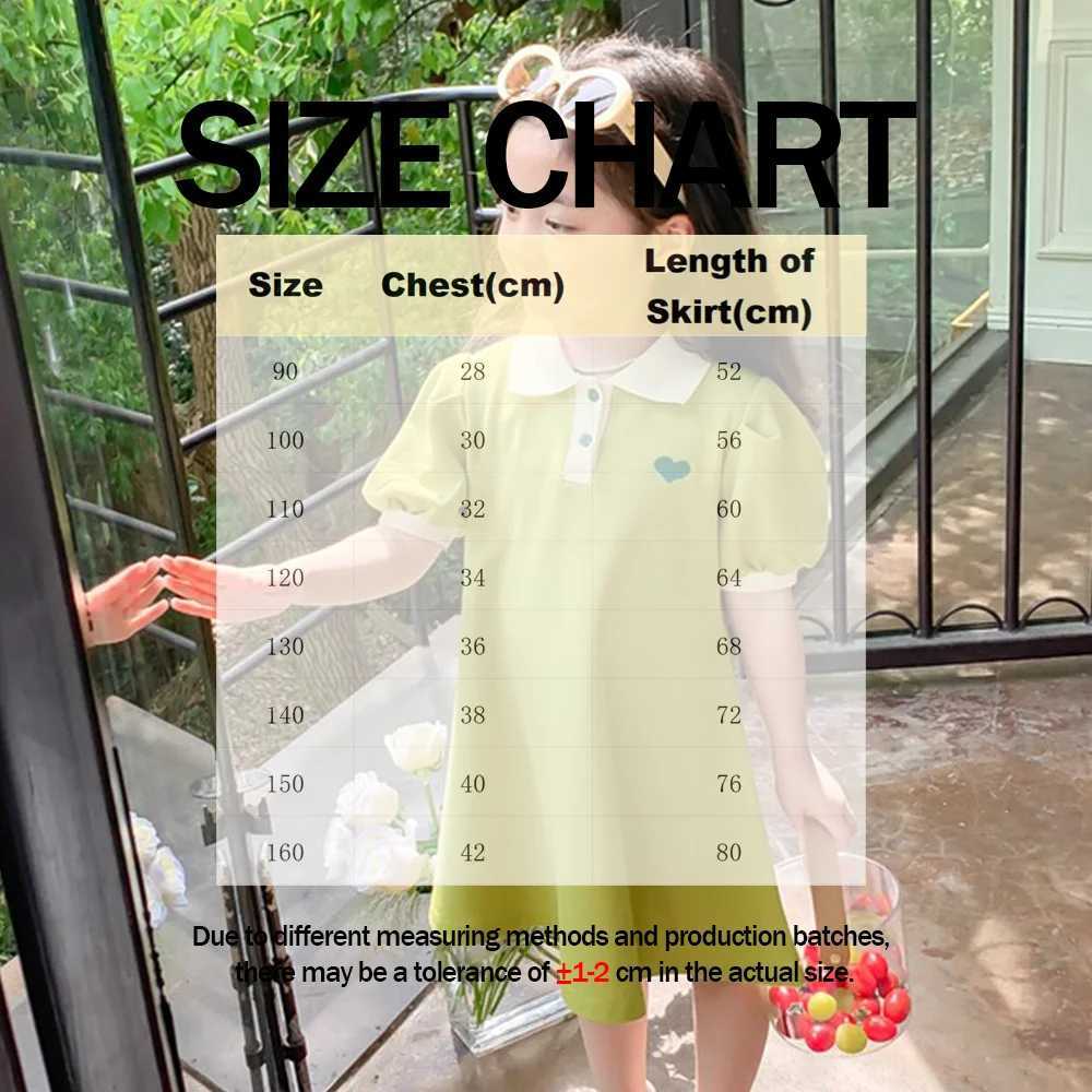 Sweet Girls Dress Cute Heart Embroidery Pattern Sailor Collar Princess Dress Fashion Childrens Solid Color Casual Dresses C250916