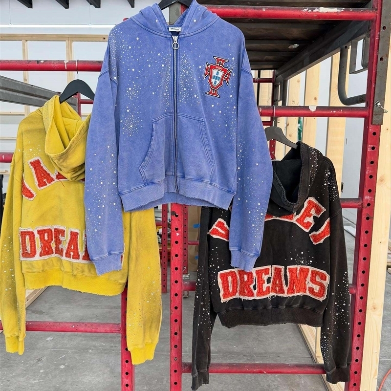 Y2K Fashion Mens Womens Autumn Winter American Retro Letter Pattern Hoodie Harajuku Style HipHop Pullover Oversized Version 250818