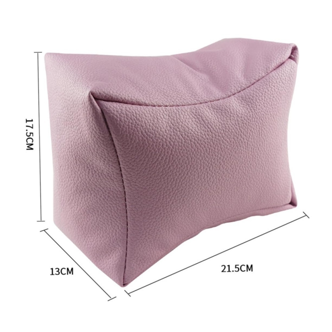 Wrist Pad for Nail Art, Hand Rest Pillow with PU Leather and Soft Sponge, Ergonomic Support for Manicure Practice and Muscle Relief