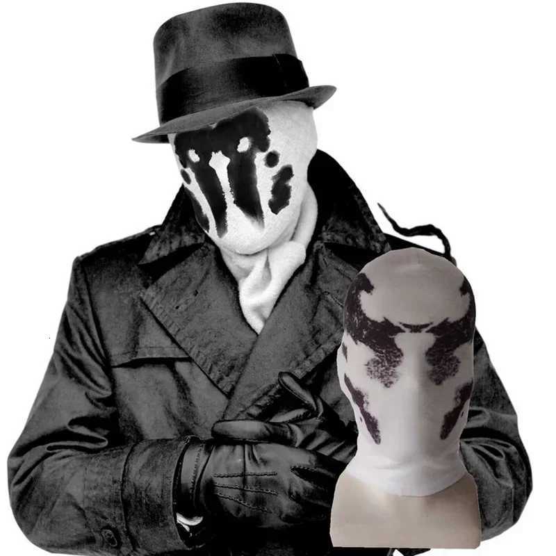 Rorschach Mask Halloween Inkblot Masks Watchmen Costume Cosplay Masques Anime Mascarillas Superhero Face Mascaras Party PropsXJ250916