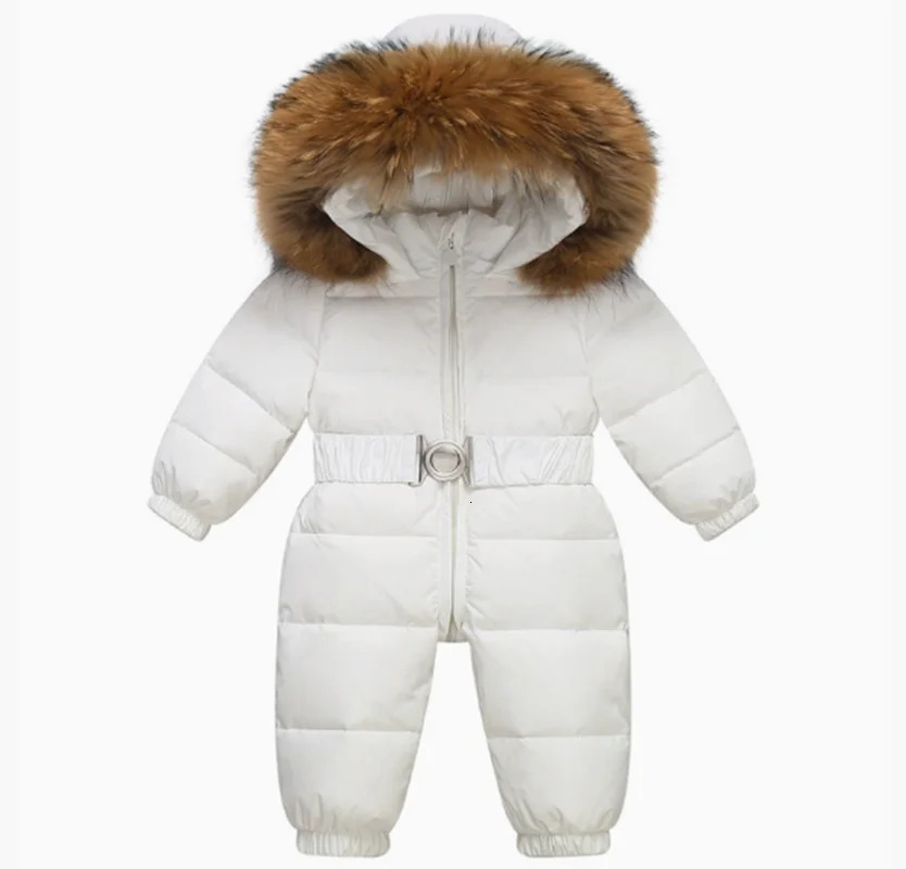 Winter clothes Infant Baby Snowsuit Boy Girl Romper Jacket Hooded Jumpsuit Warm Thick Coat Outfit Kids Outerwear Infant Clothing 250918