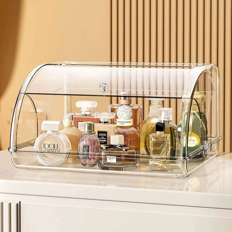Modern Rectangular Plastic Bread Storage Container PE Food Locker Cake Stand with Aluminum Dessert Containers for Sundries