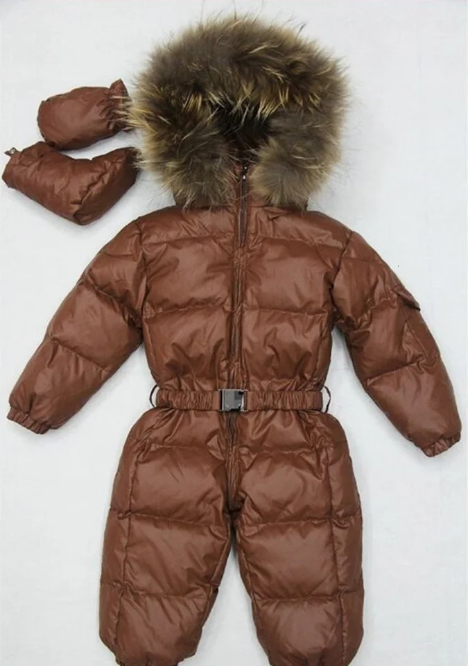 Winter clothes Infant Baby Snowsuit Boy Girl Romper Jacket Hooded Jumpsuit Warm Thick Coat Outfit Kids Outerwear Infant Clothing 250918