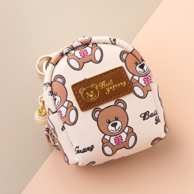 Bestseller Girly Heart Ins fashion Creative Purse Cute Bear Portable Integrated Storage Coin Key Bag ddmytues