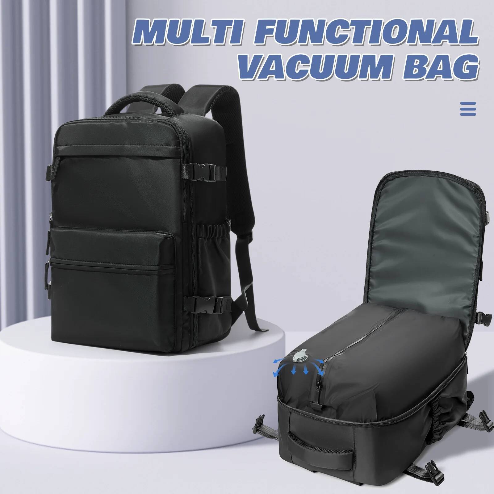 Travel Airbag 43x29x15 Cabin Bag Airplane, Ryanair 40x25x20 Electric Air Vacuum Hand Lage, Durable Backpack high-quality