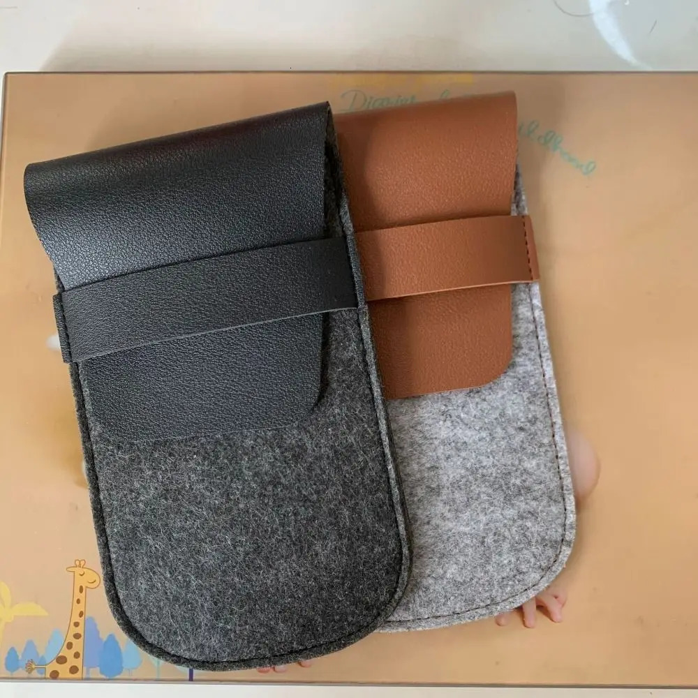 Dust Protect Gift Felt Leather Organizer Watch Case Watch Pouch Storage Bag Watch Protection Bag For Travel 250915