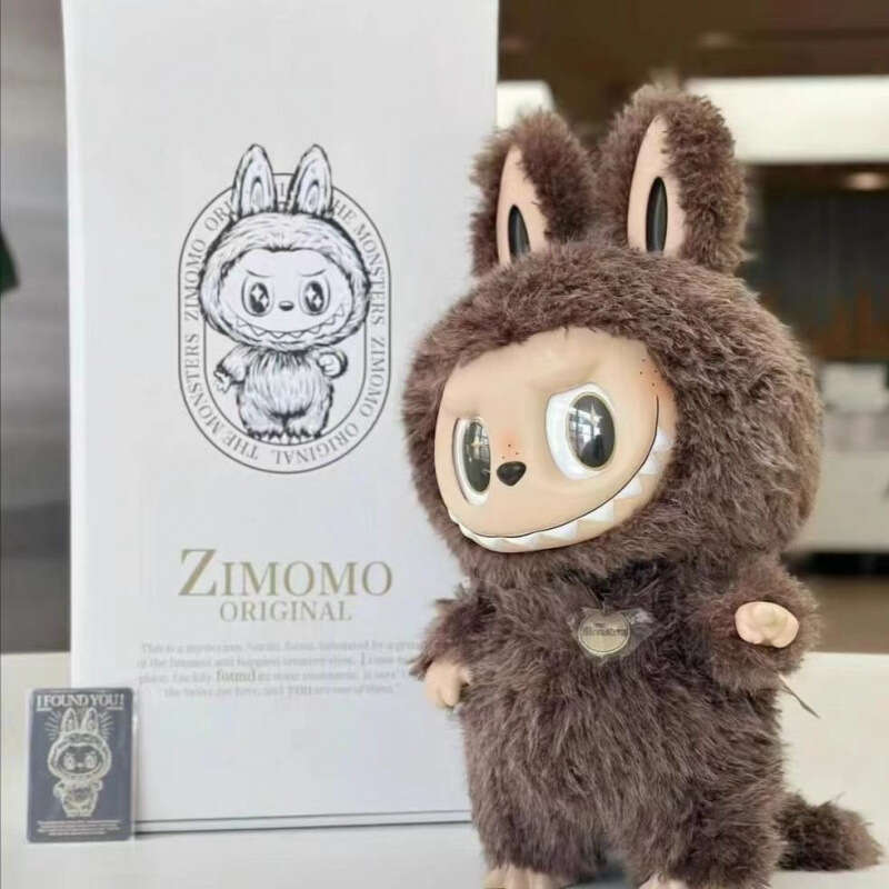 58cm Angel Zimomo Leader Vinyl Plush Toy Trendy Doll Labubu Zimomo Archangel And Big Boss Series Vinyl Figurine Cute Plush Toy Figurines Of Big Kids X