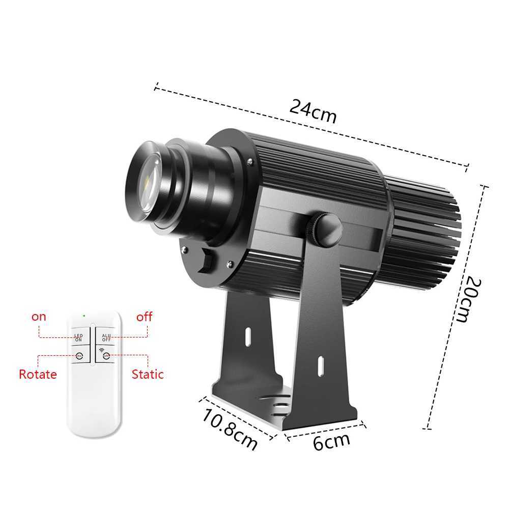 Customized 150W HD Indoor Door Head Outdoor ip67 Waterproof Rotating Advertising Image Projection Lamp Gobo Shop Projector Y250916