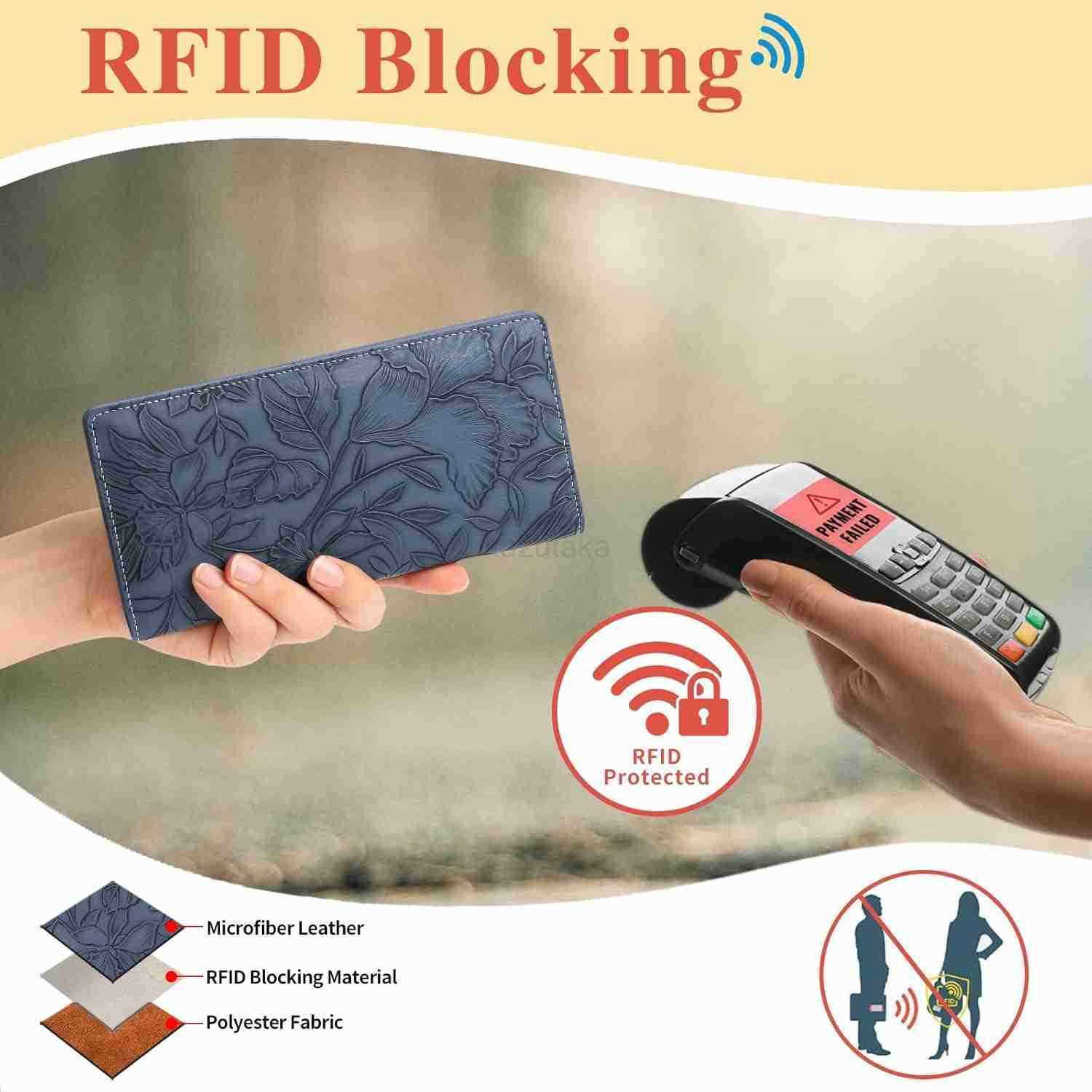 Ultra Slim Thin Wallet for Women Bifold Leather RFID Blocking Designer CARD Holder Z250916