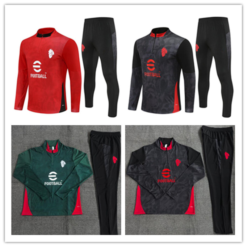 2025 2026 MODRIC GIMENEZ soccer tracksuits 25 26 RAFA LEAO kaka Survetement training suit MIlanES Football jacket sportswear jogging sets