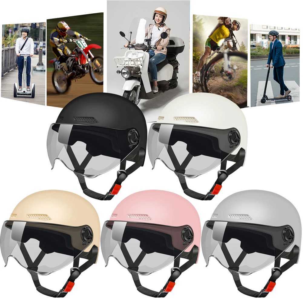 Electric Bike Helmet Cycling Safety Helmet Adjustable Lightweight Bicycle Helmet Breathable Detachable Lining for Summer J250916