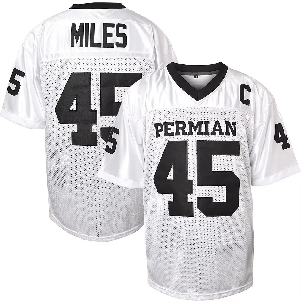 Boobie Miles 45 Permian American football Sport jersey Shirt Embroidery sewing Outdoor sportswear loose clothes High Quality 250916