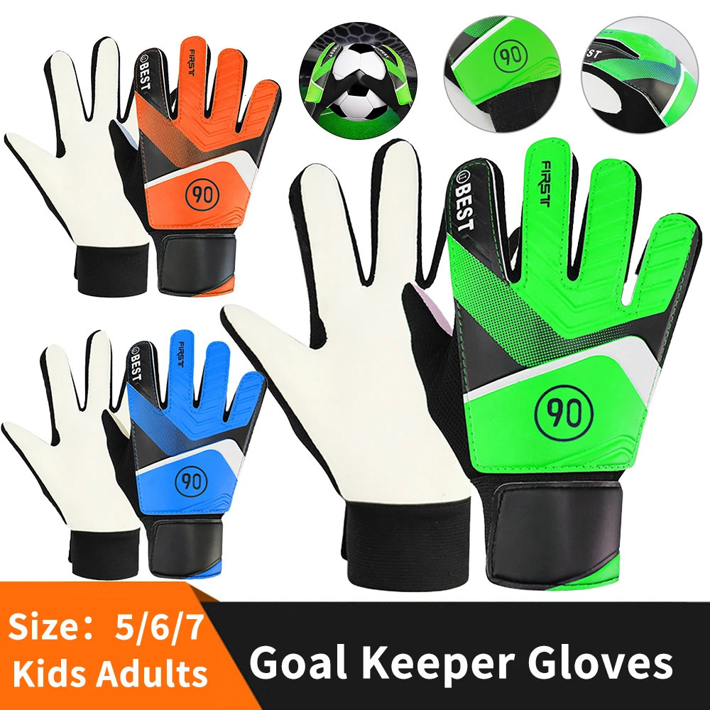 AntiSlip Goal Keeper Gloves Latex Support Soccer Goalie Full Finger Protection Waterproof Breathable Kids Adults 250915
