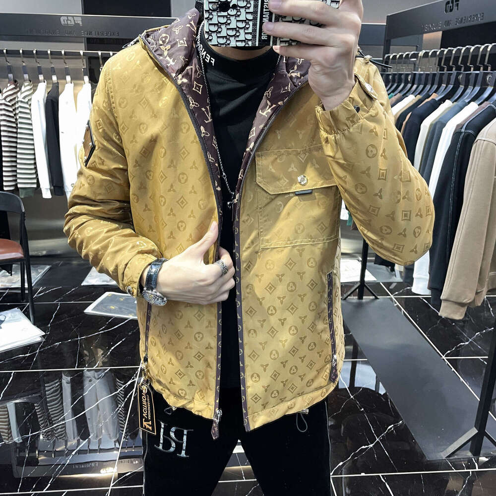 Spring 2025 Men's Thin Hooded Jacket Stylish Sun Protection Outerwear Youthful Male Casual Wear Comfortable Regular Length Men's Jacket Hood