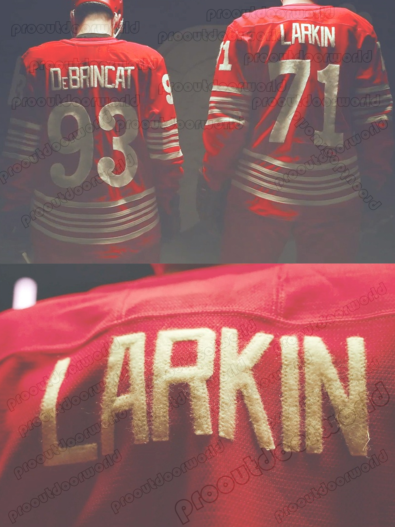 88 Patrick Kane 2025-26 Red Centennial Hockey Jersey Larkins DeBrincat Seider Yzerman Lucas Raymond Gibson Custom Stitched Sweater Casual Wear Streetwear