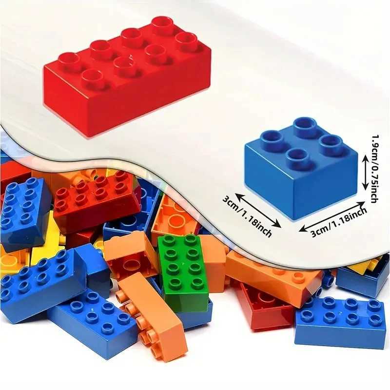 Kids DIY Building Blocks Set Toys Urban Classic Building Blocks Assembled Educational Toys for Boys Girls Christmas Gift 200Pcs C250916